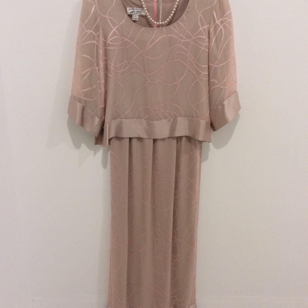 Dusty Rose Layered Top and Skirt